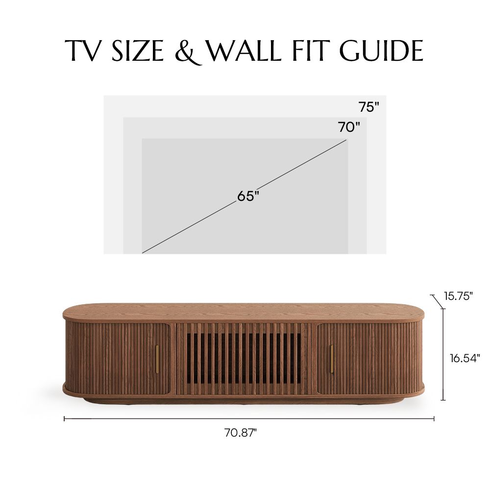 Bedroom Walnut Color TV Stands
