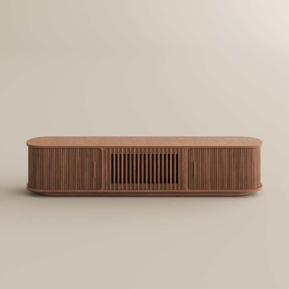 Mid Century Modern Walnut Color TV Stands