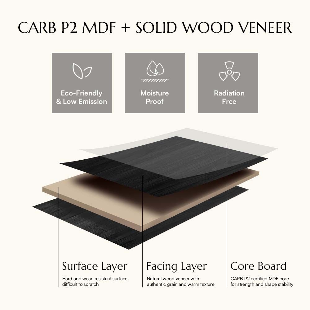 Large Black MDF TV Stands