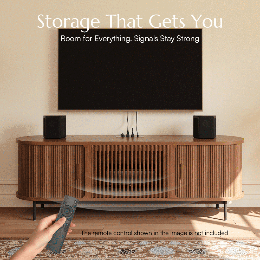 Walnut Color Walnut Color Engineered Wood TV Stands