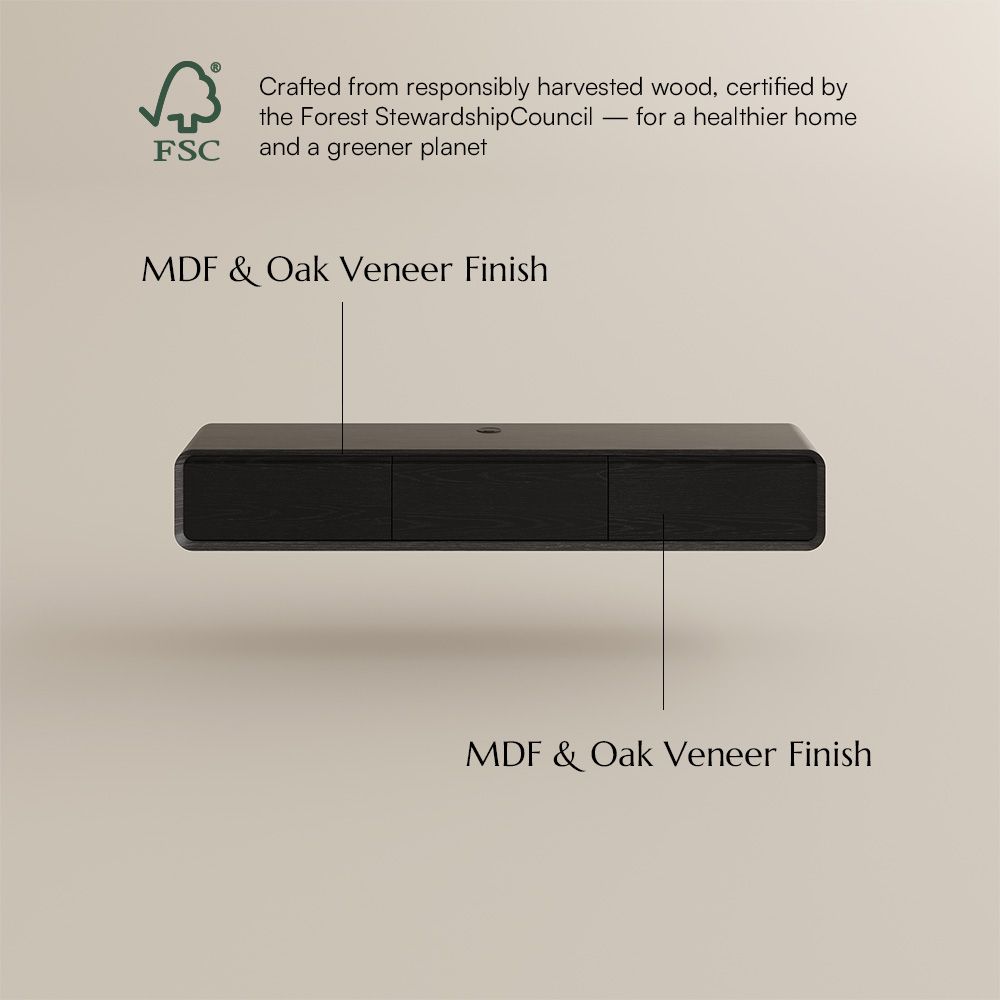 Black Black MDF TV Stands