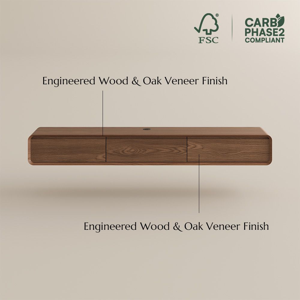 Brown Dark Wood MDF TV Stands