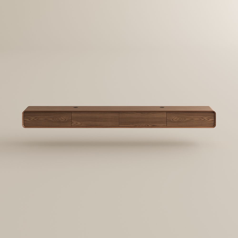 Merrin Dark Wood MDF TV Stands