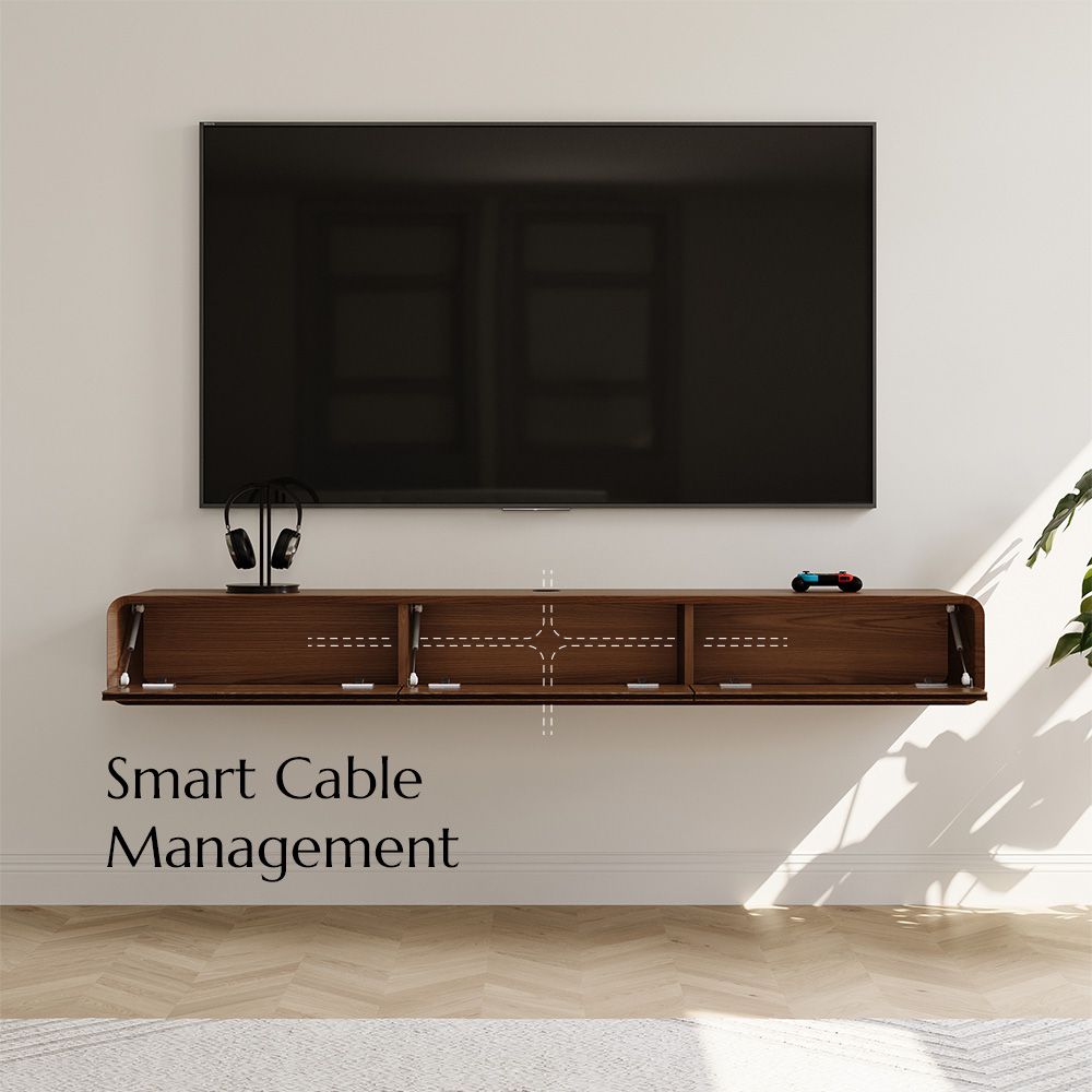 Wood Dark Wood MDF TV Stands