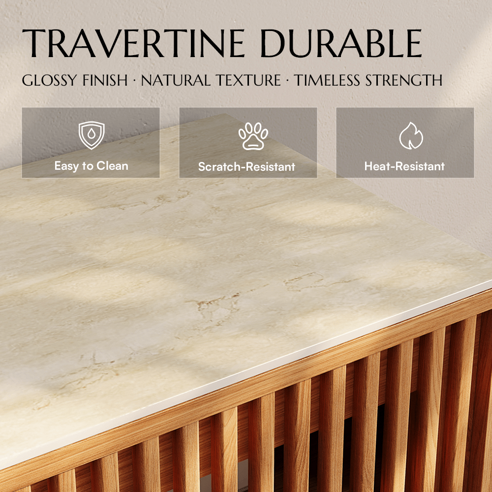 with Doors Walnut Color MDF TV Stands