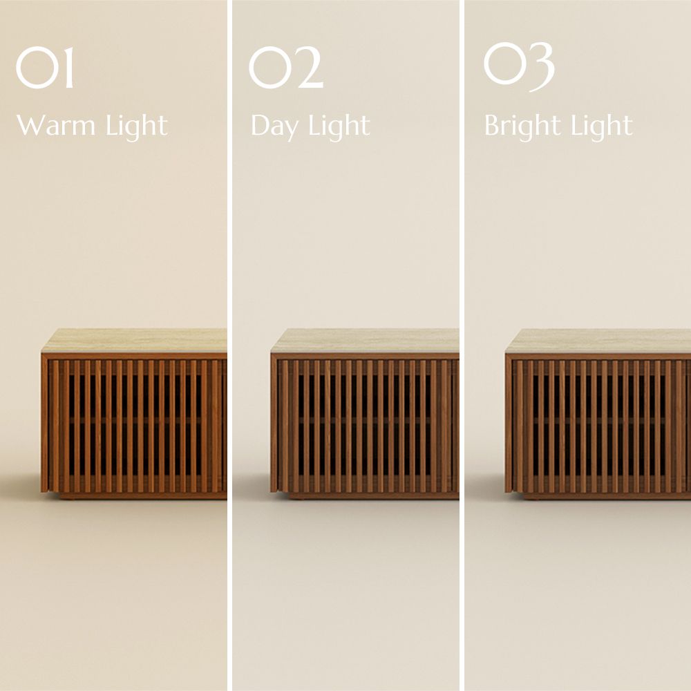 Low Walnut Color MDF TV Stands