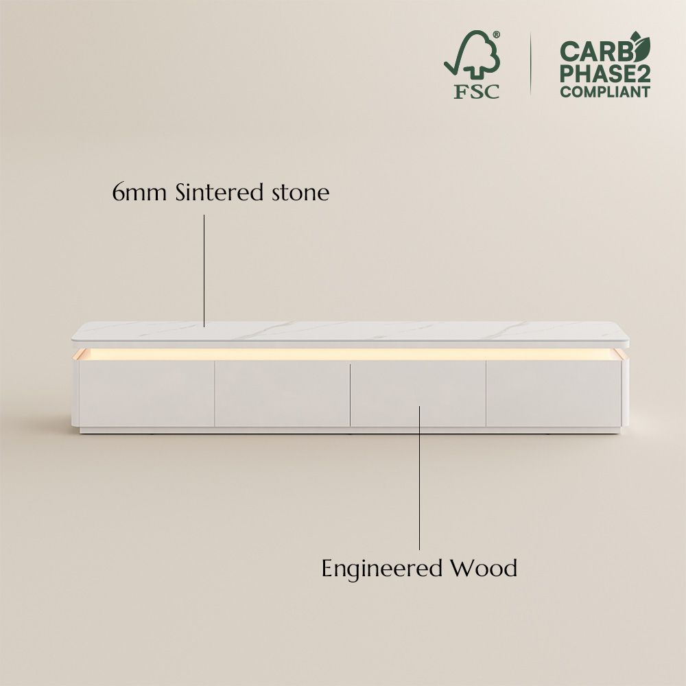 Wood White MDF TV Stands