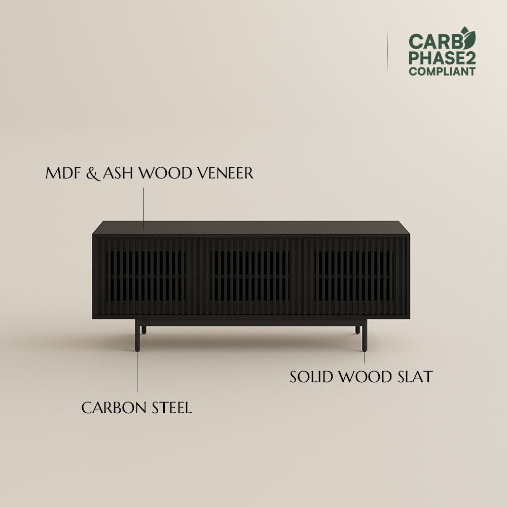 Black Black MDF TV Stands