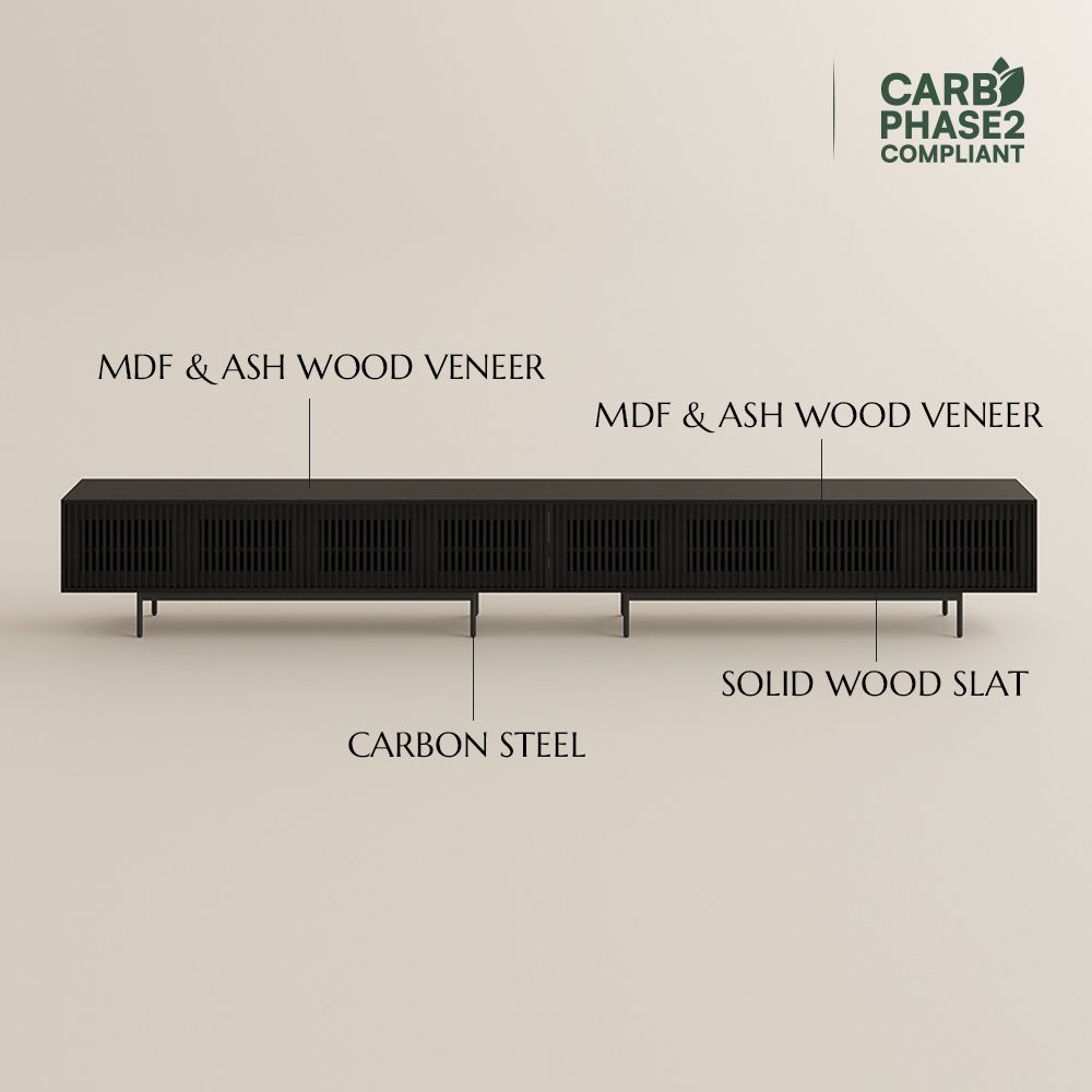 Bedroom Black MDF TV Stands