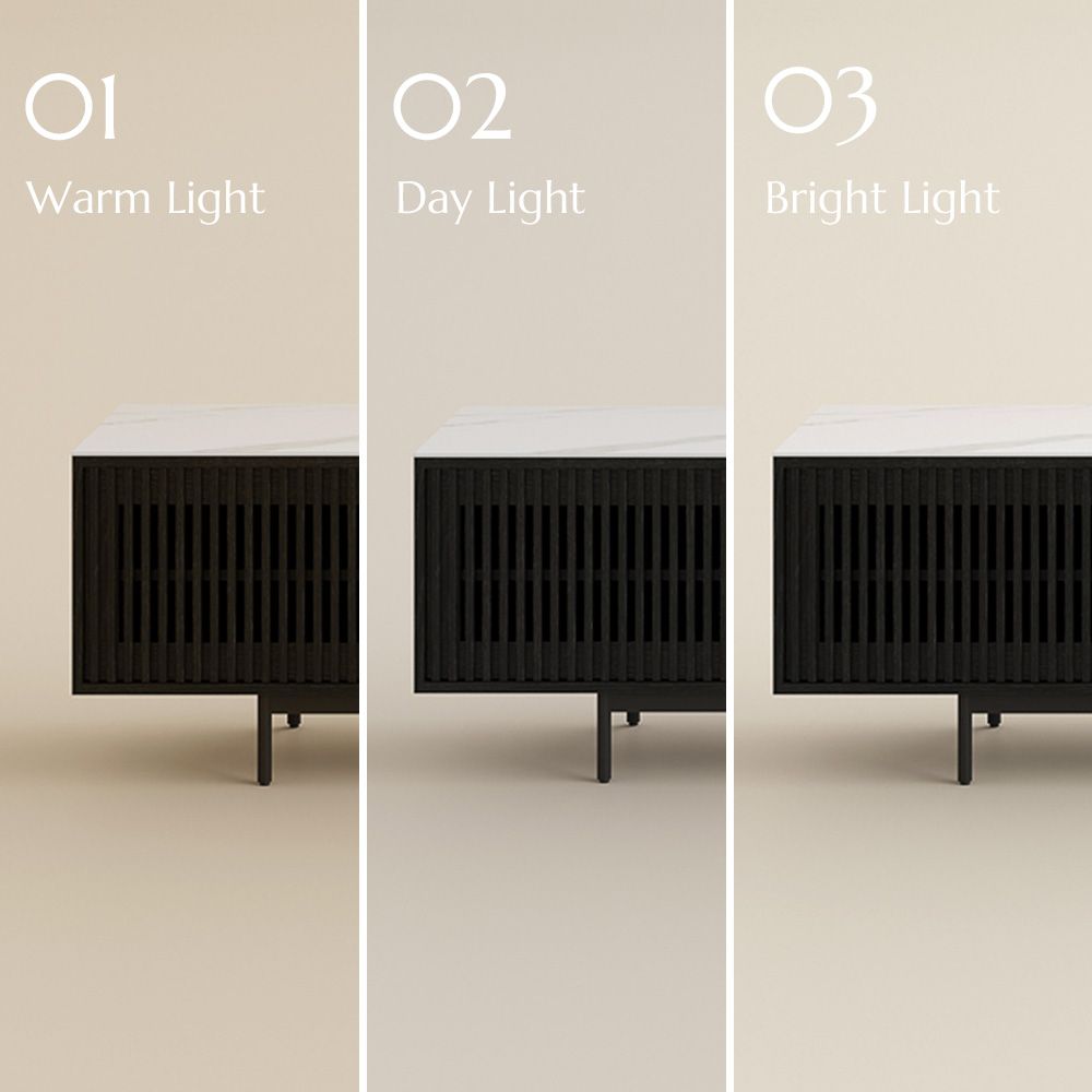 with Storage Black MDF TV Stands