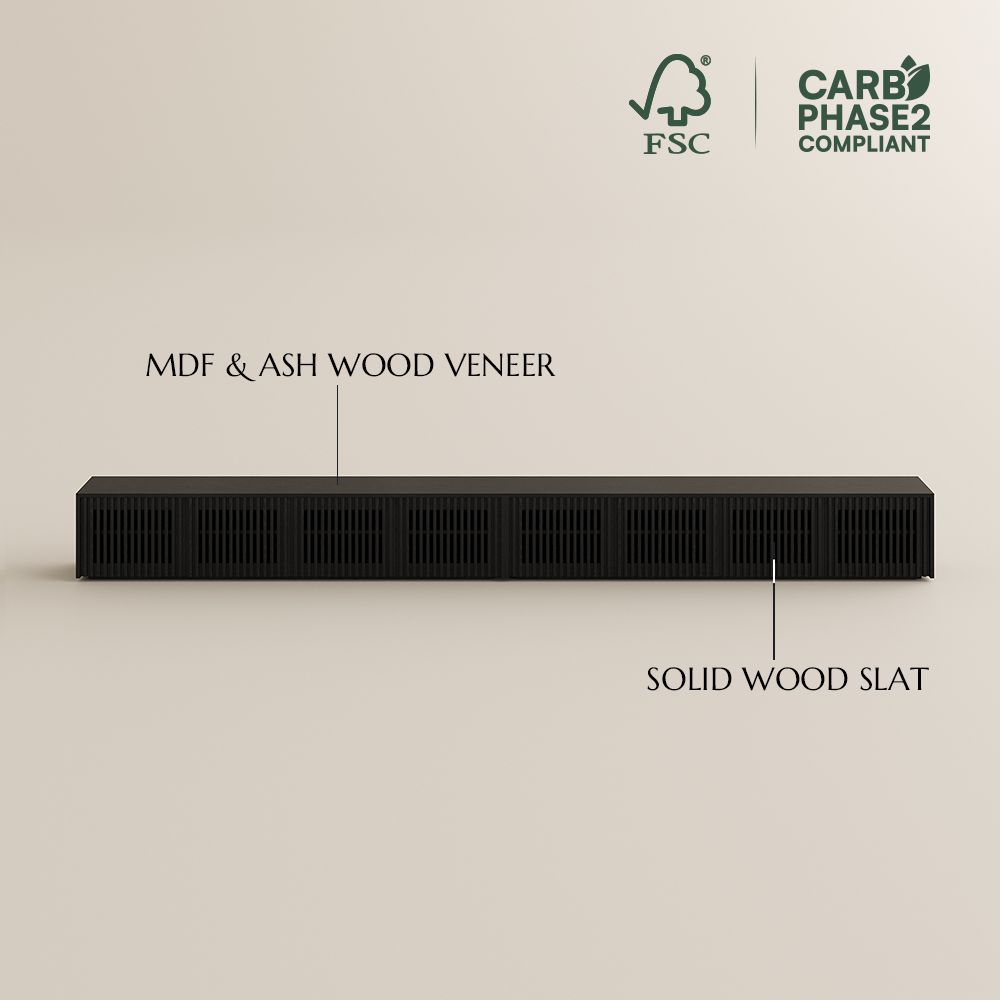 with Storage Black MDF TV Stands