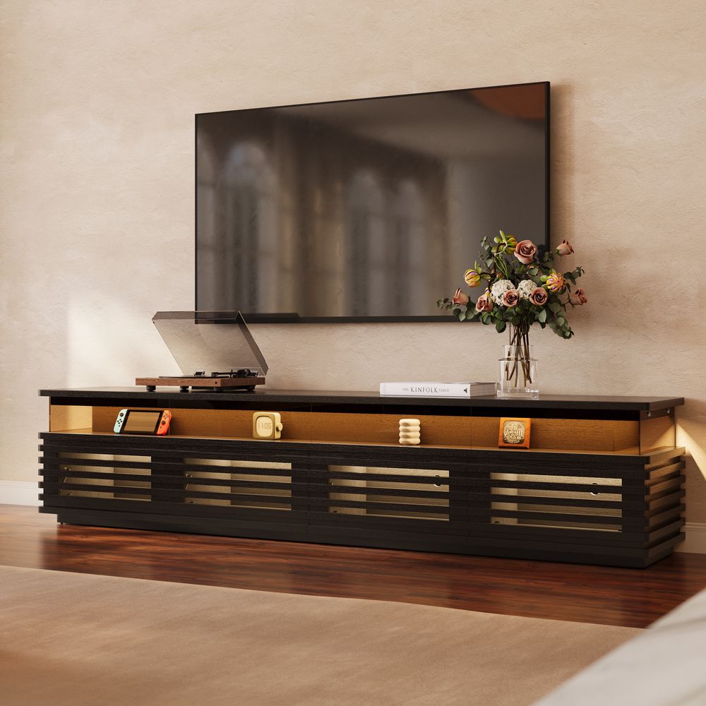 Selene Black Engineered Wood TV Stands