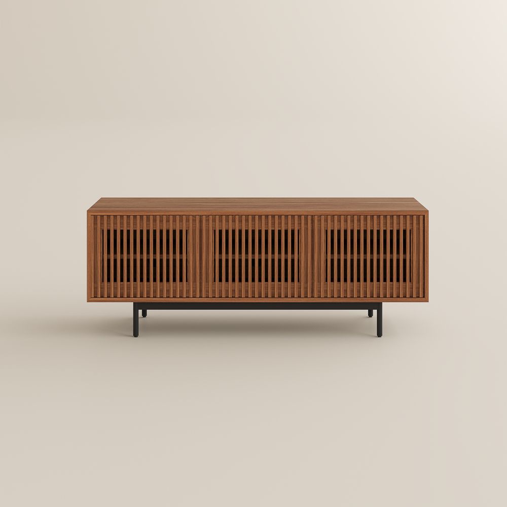 Living Room Walnut Color MDF TV Stands