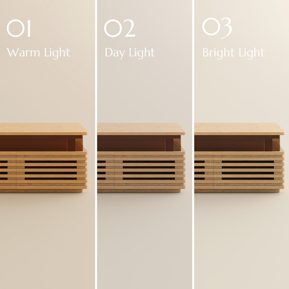 Mid Century Modern Oak Engineered Wood TV Stands