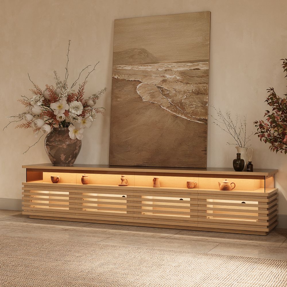 Selene Oak Engineered Wood TV Stands