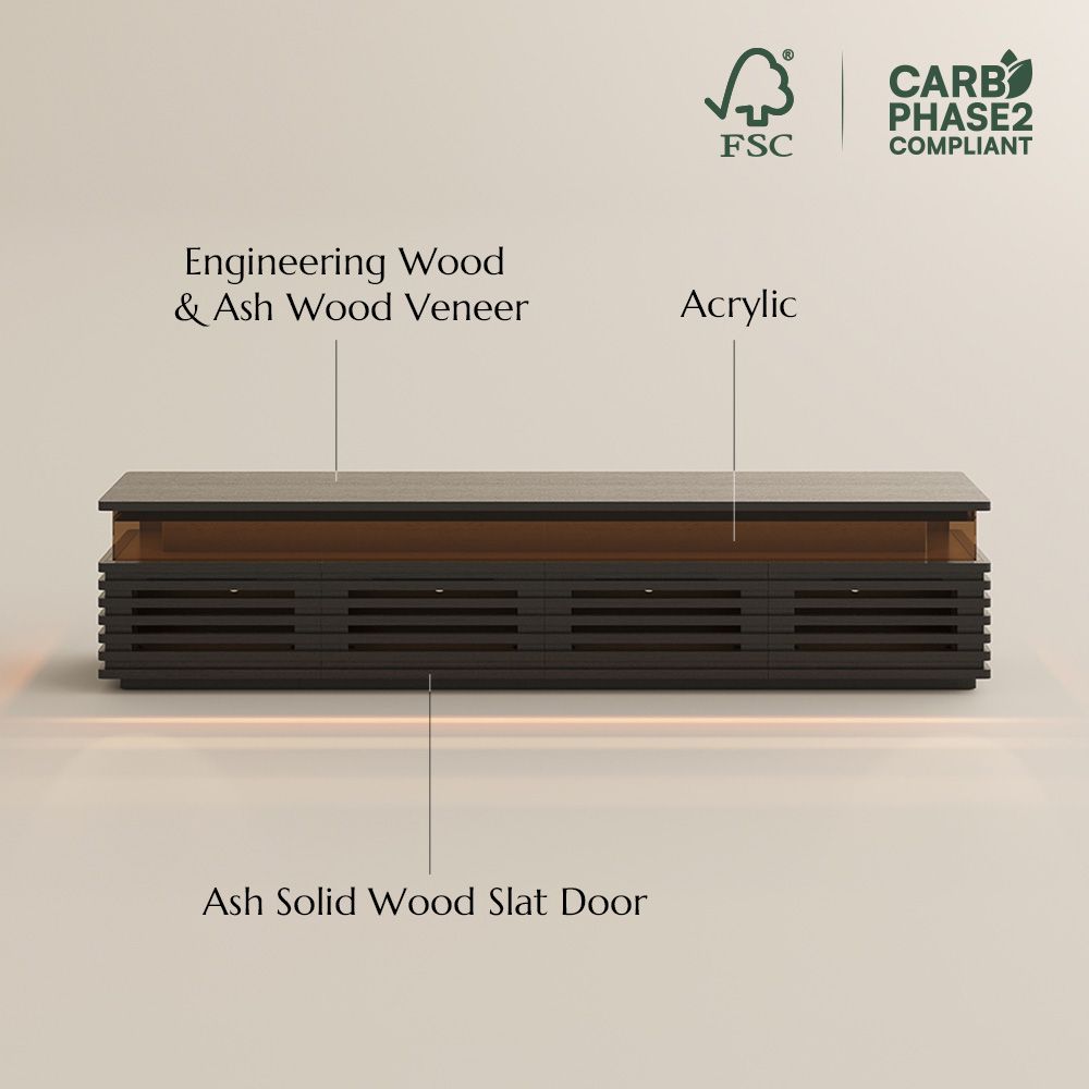 Selene Black Engineered Wood TV Stands