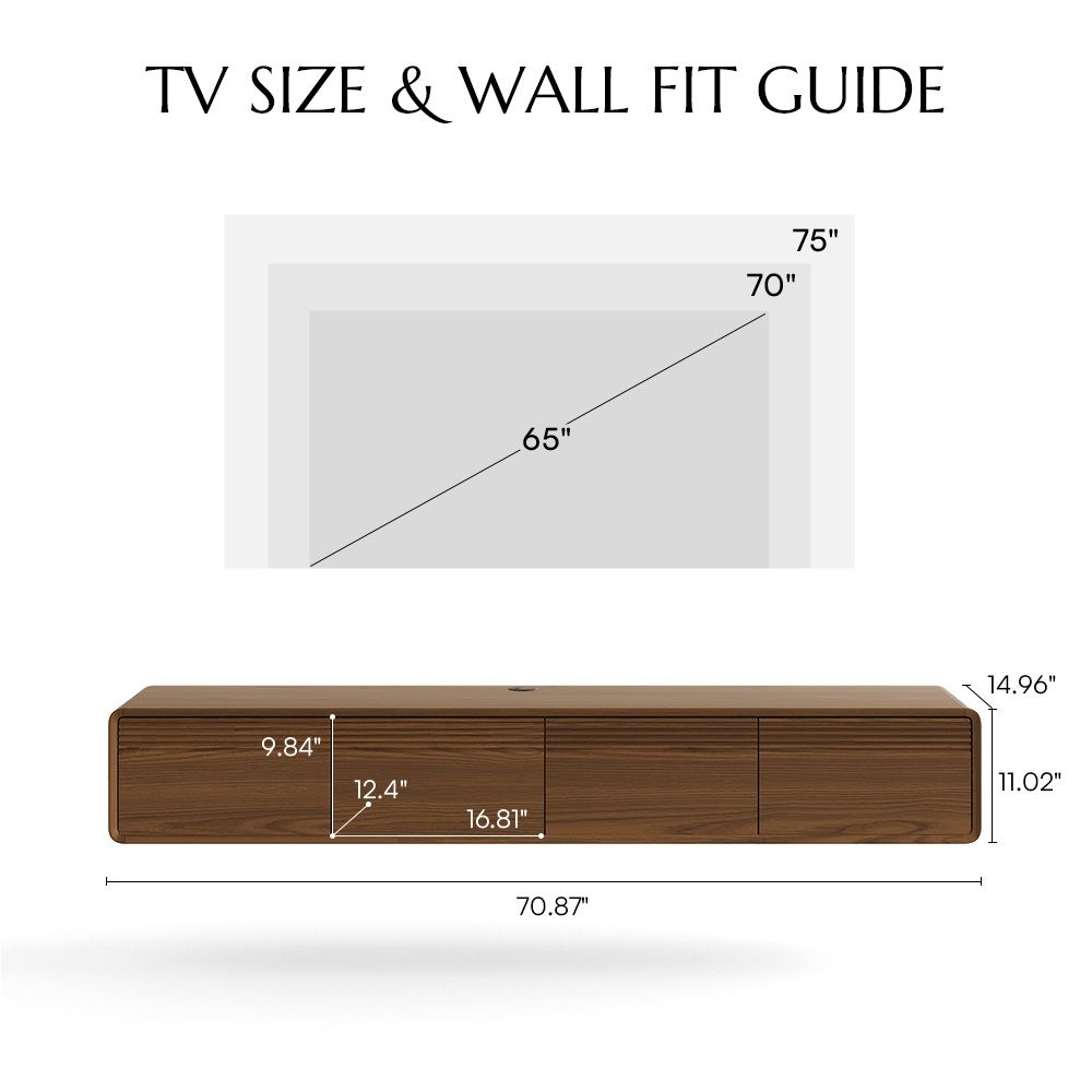 Partly Assemble Walnut Color MDF Living Room Set