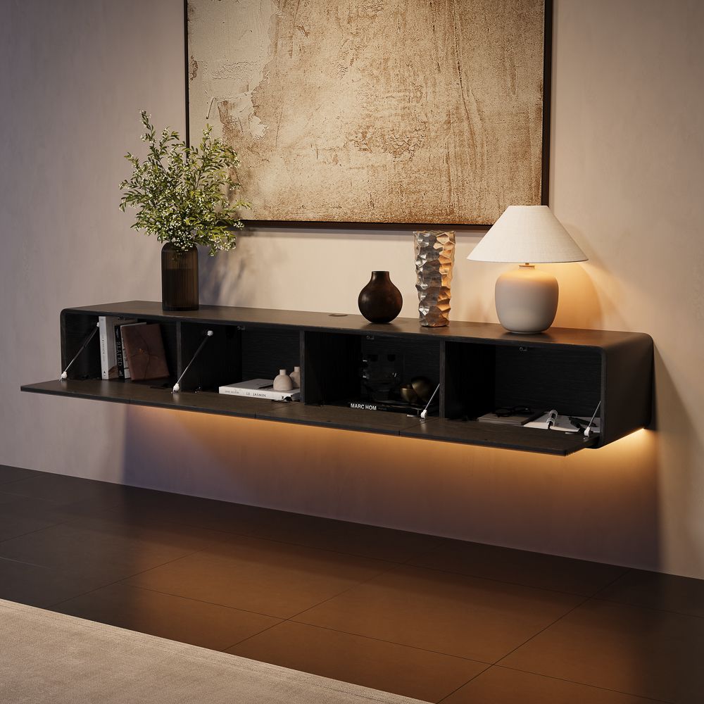 Modern Black MDF TV Stands