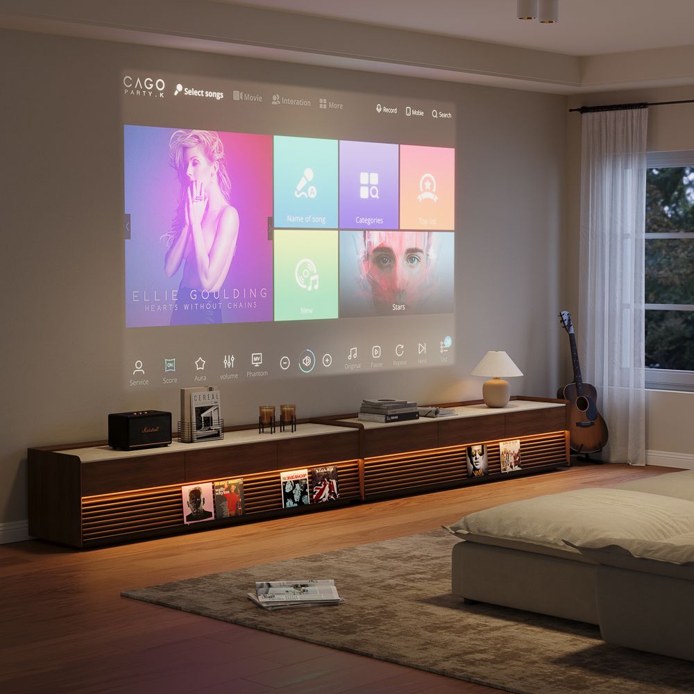 Solid Wood Walnut Plywood TV Stands