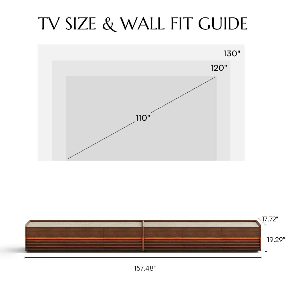 Mid Century Modern Walnut Plywood TV Stands