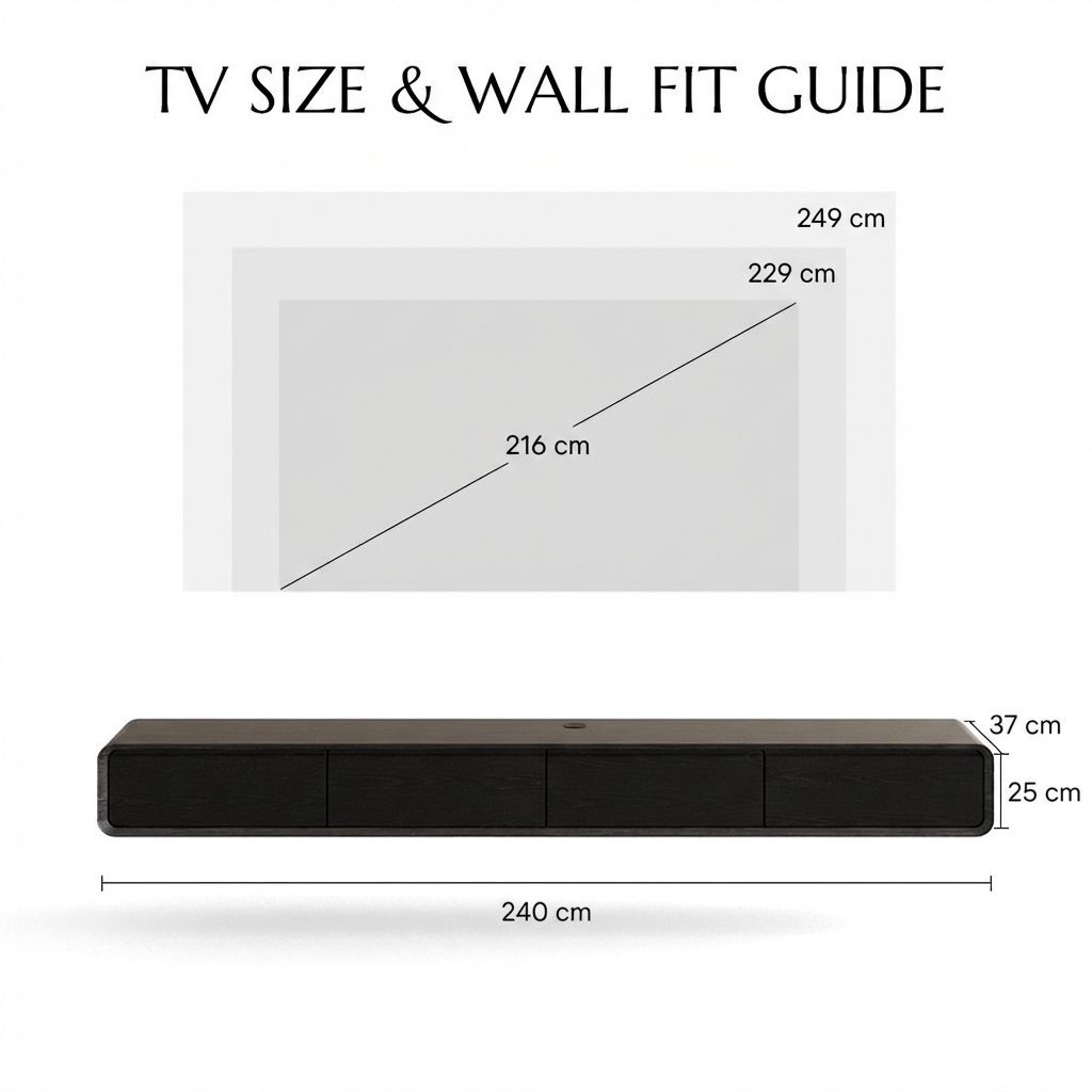 Wood Black MDF TV Stands