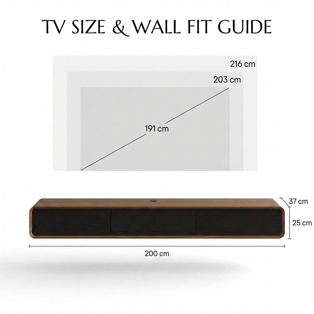 Wood Dark Wood & Black MDF TV Stands