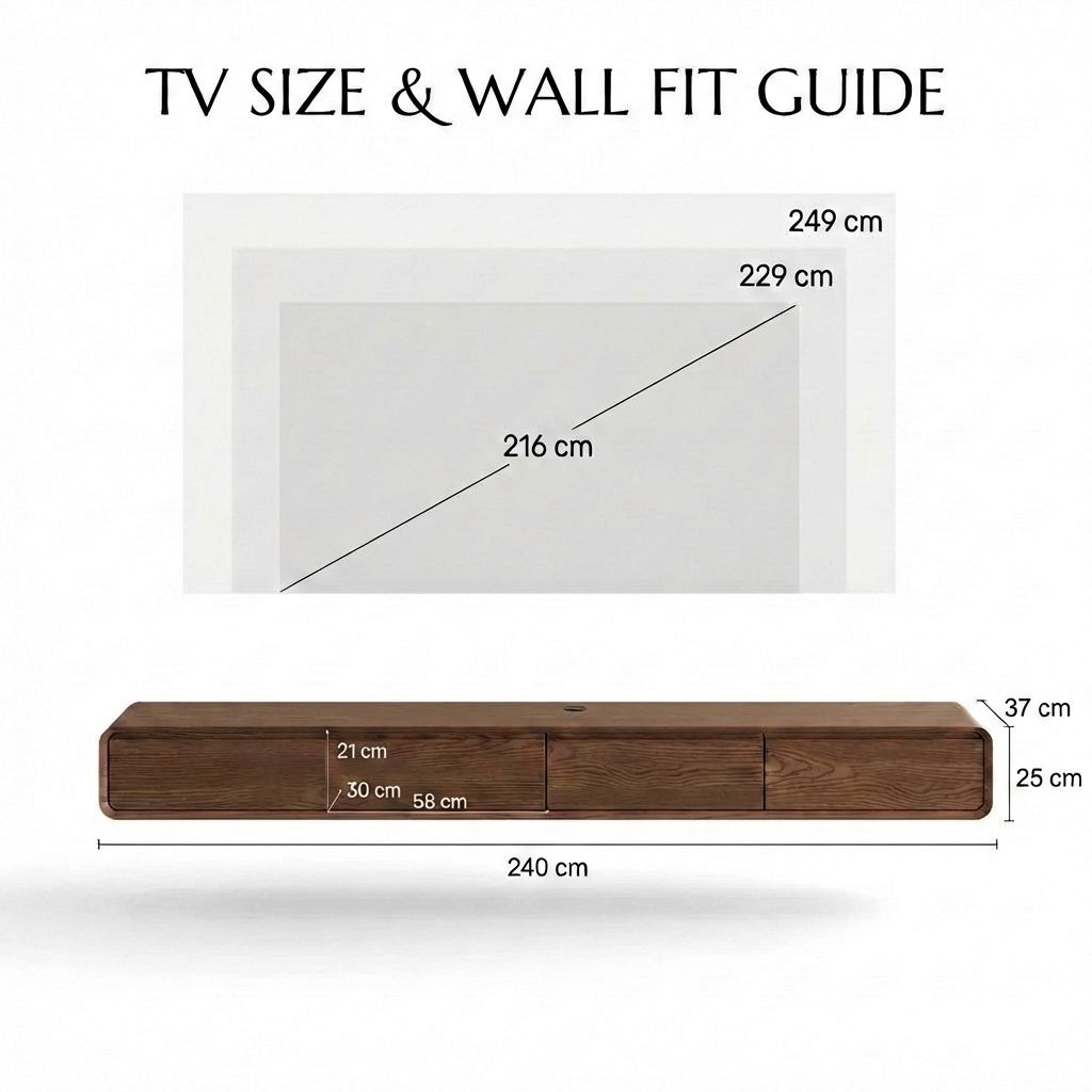 Merrin Dark Wood MDF TV Stands