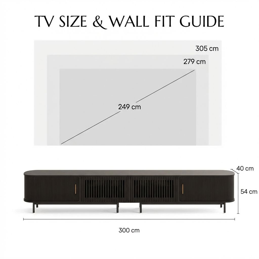 with Shelves Black Plywood TV Stands