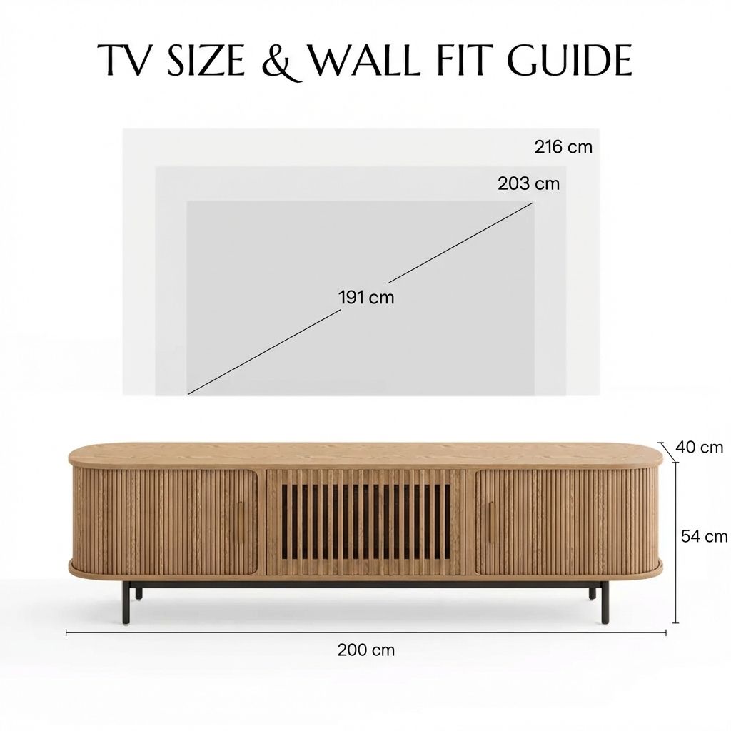 Eos Oak Plywood TV Stands