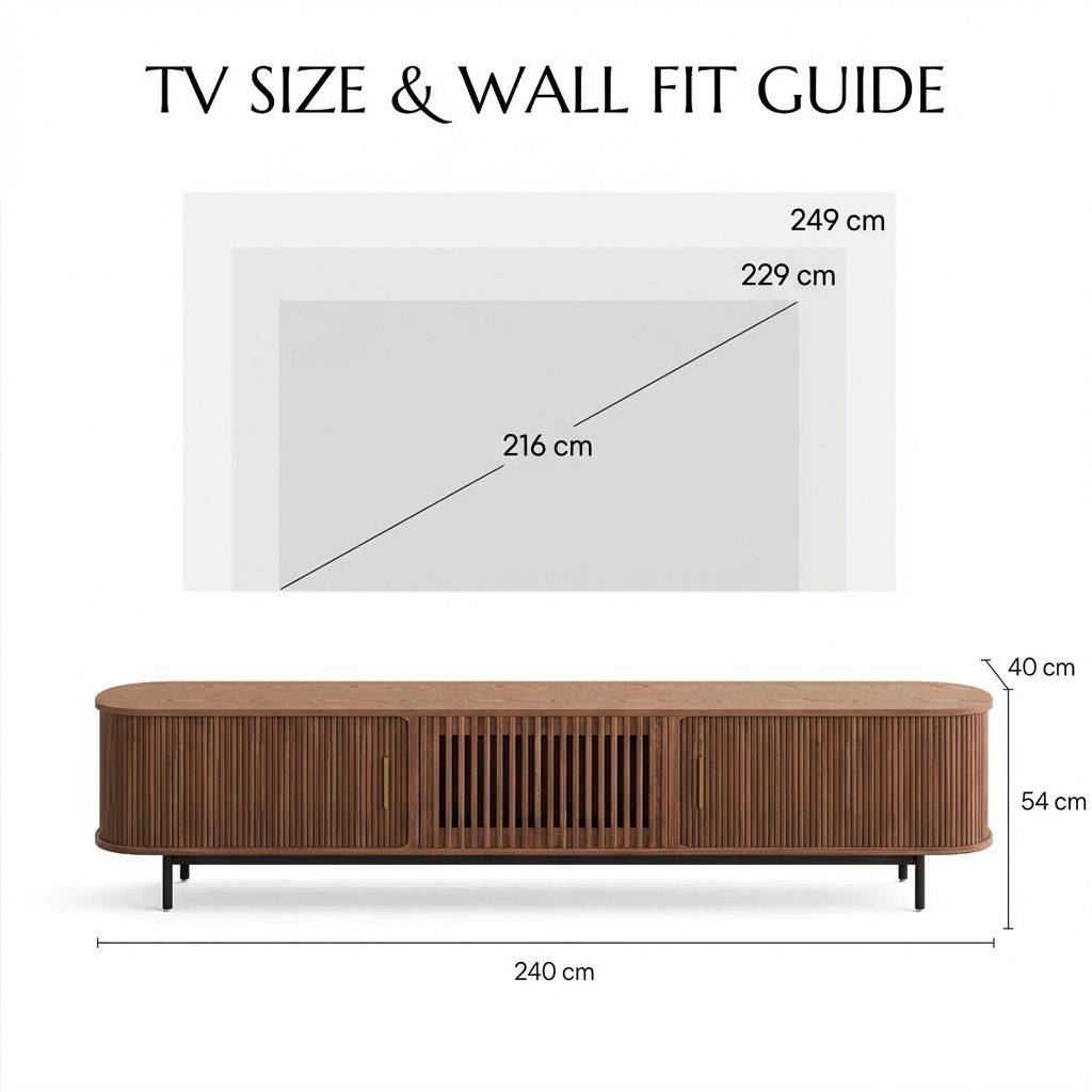Wood Walnut Color Plywood TV Stands