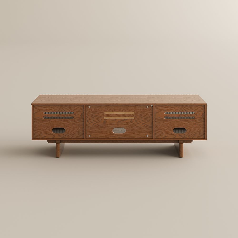 Walnut Color Plywood TV Stands