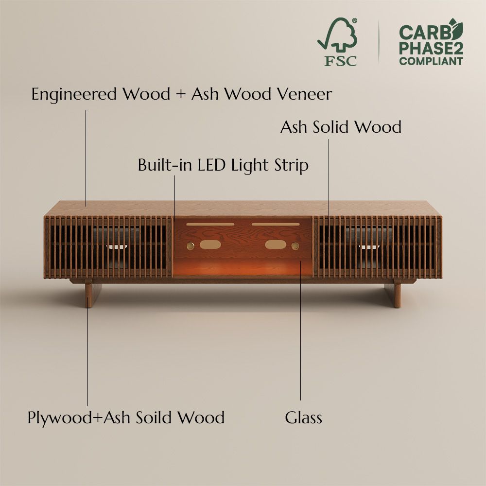 Walnut Color Plywood TV Stands