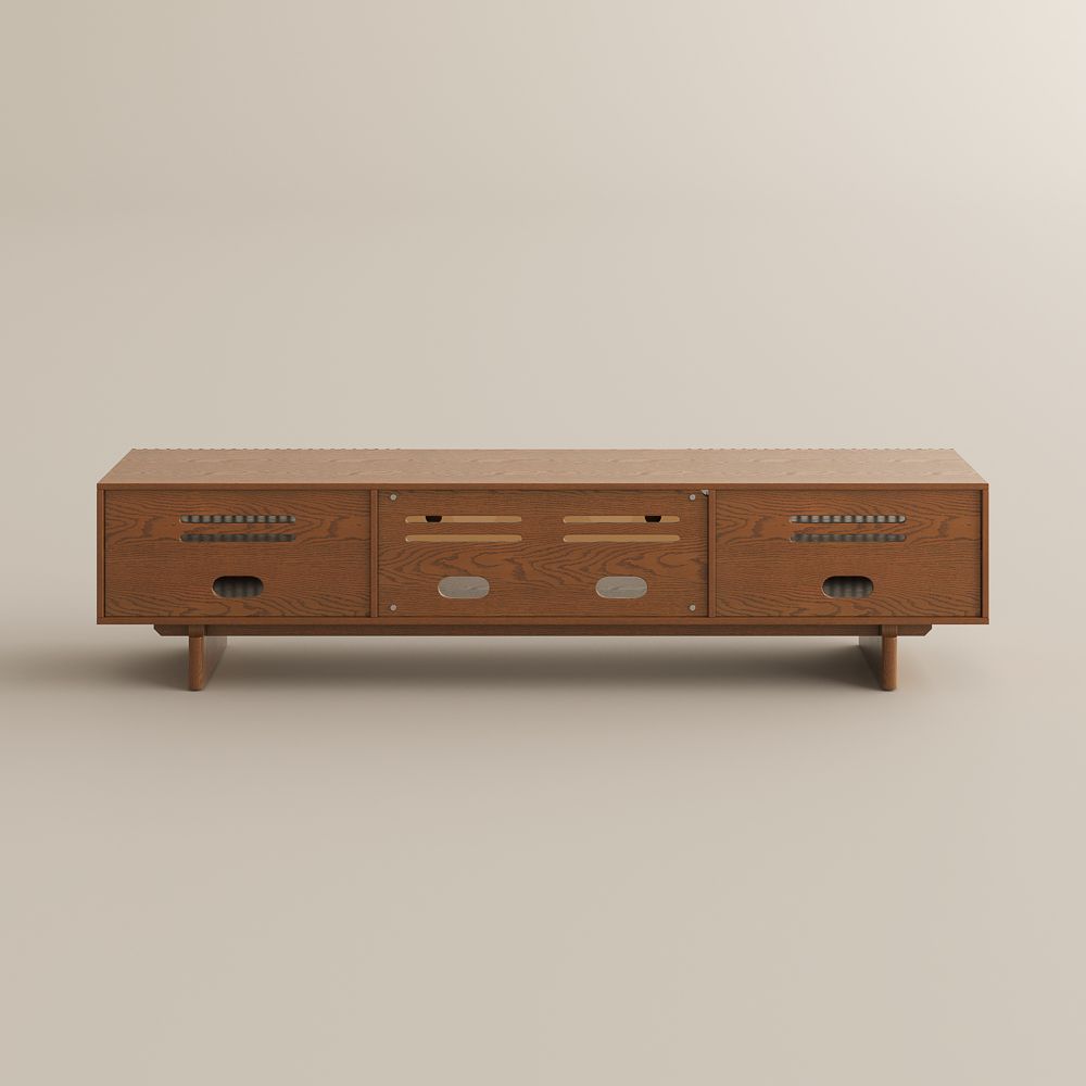 Walnut Color Plywood TV Stands