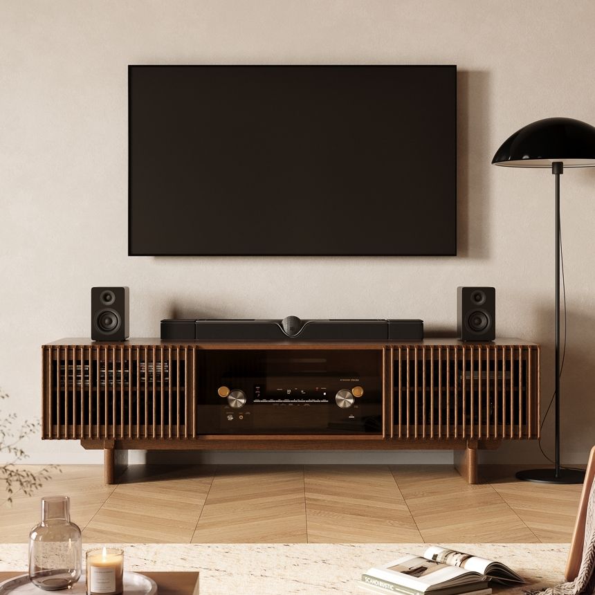 Modern Walnut Plywood TV Stands