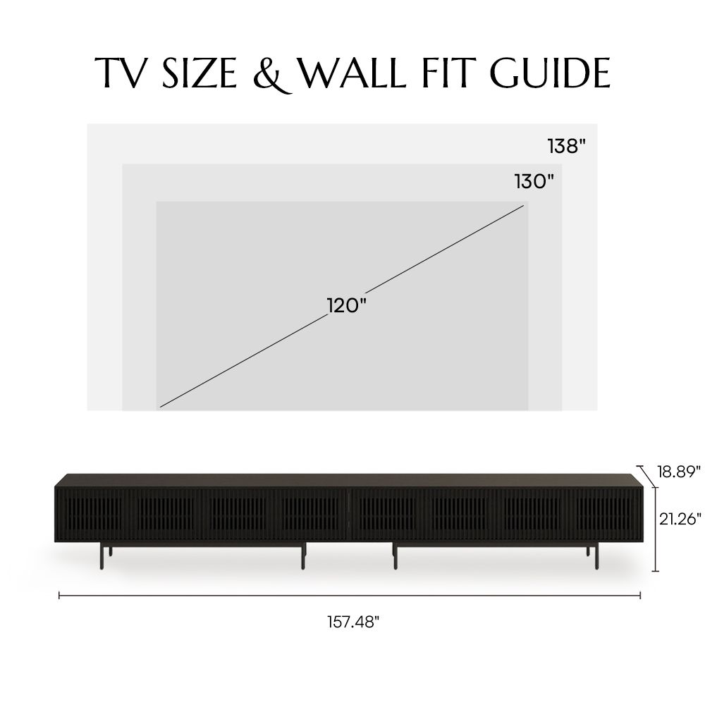 Wood Black MDF TV Stands