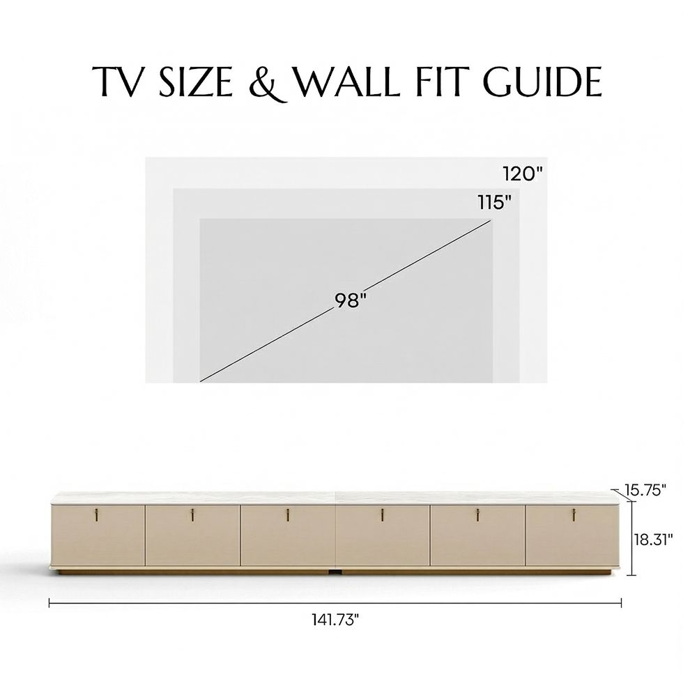 with Storage Beige Plywood TV Stands