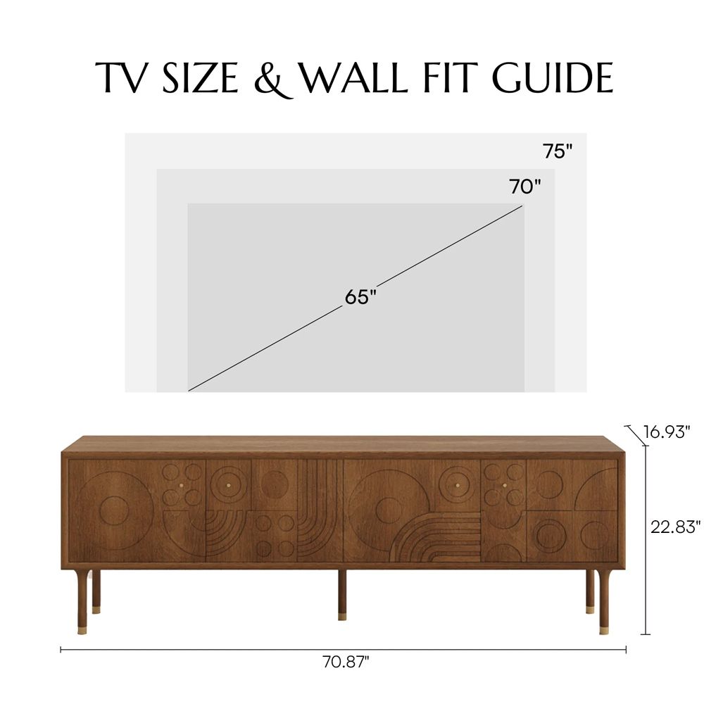 Dark Wood MDF Living Room Set