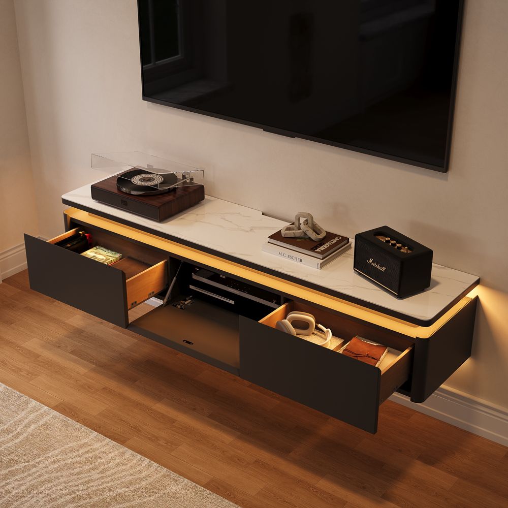 White & Black TV Stands