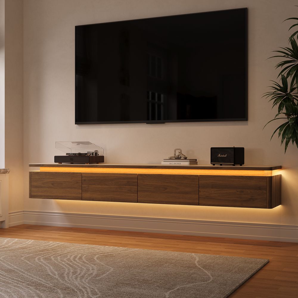 Aether Walnut Color TV Stands