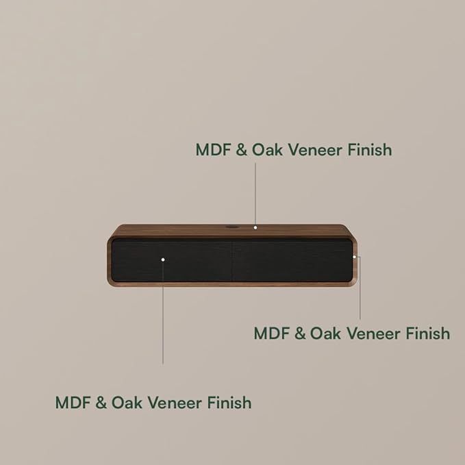 Merrin Black MDF TV Stands