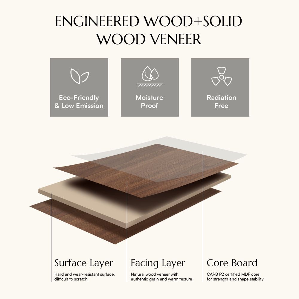 Perfect for 65 Inch TV Walnut Color TV Stands