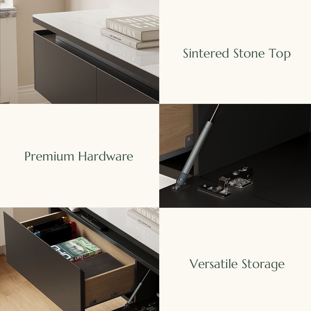 Aether White & Black TV Stands