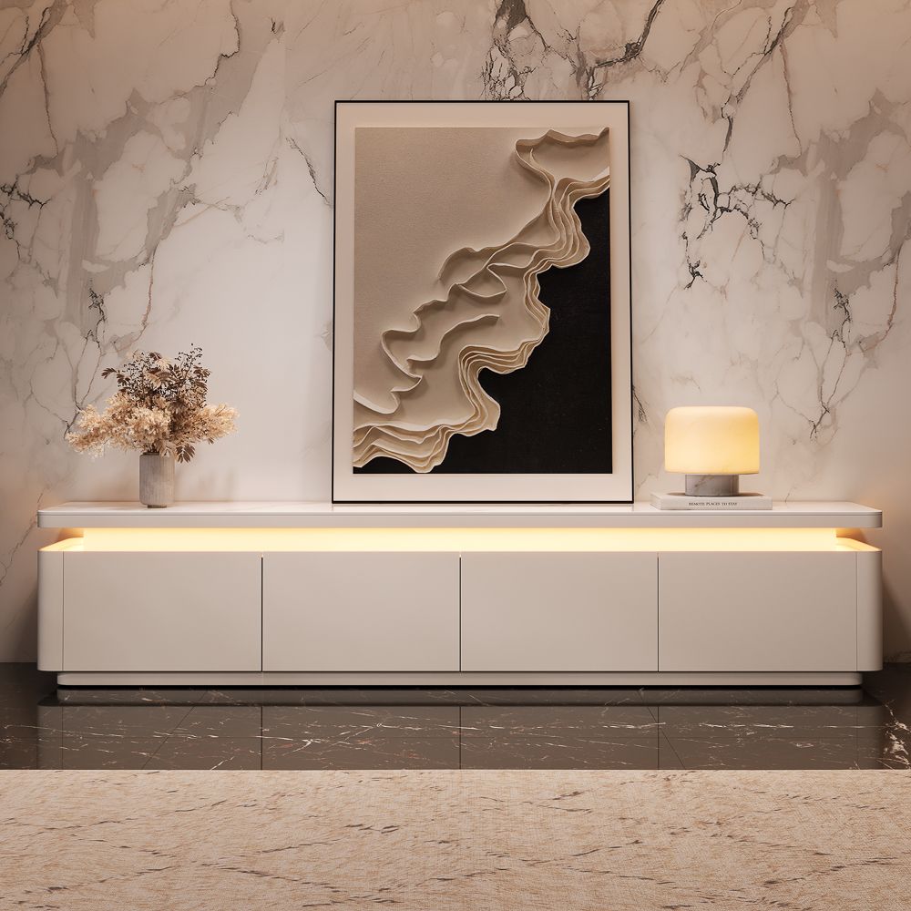 Aether White MDF TV Stands