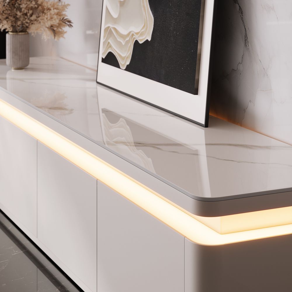 Perfect for 65 Inch TV White MDF TV Stands