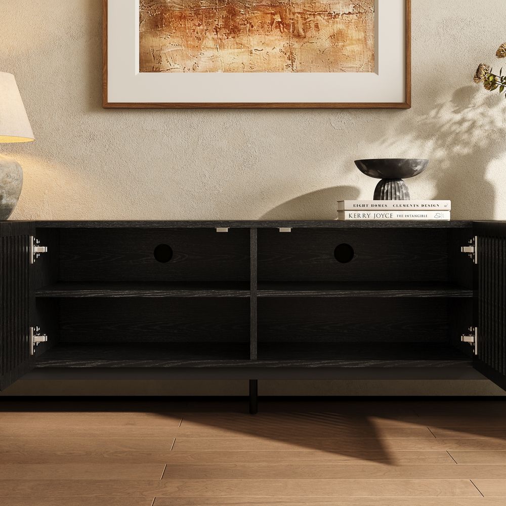 VISION Black MDF TV Stands