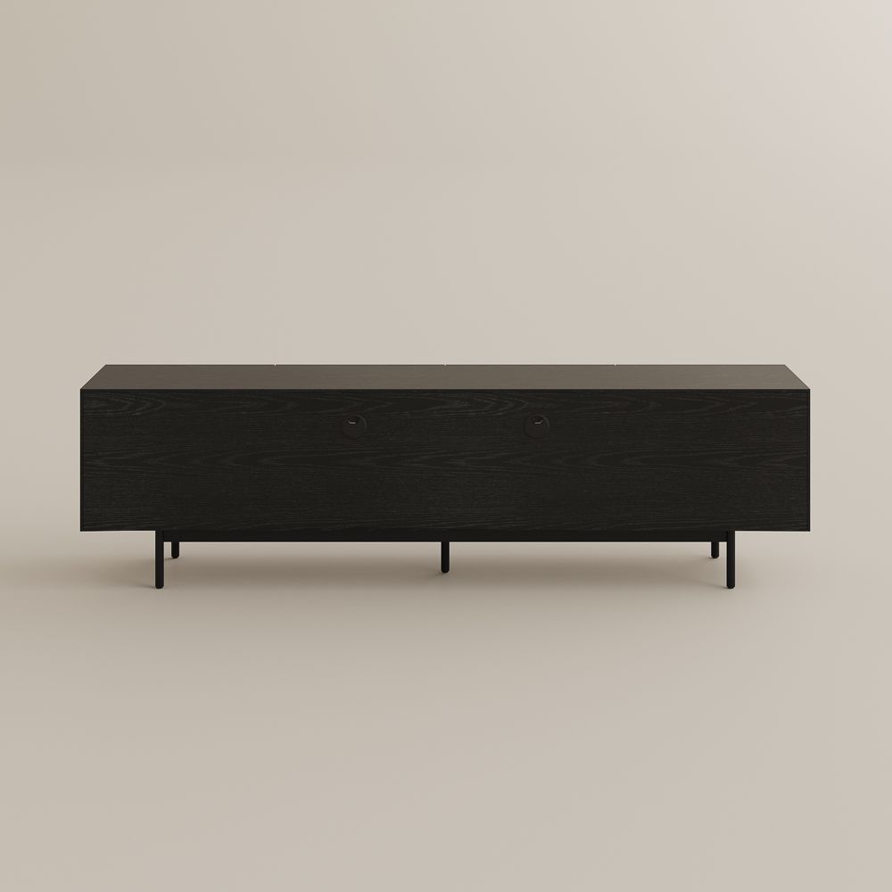 Mid Century Modern Black MDF TV Stands