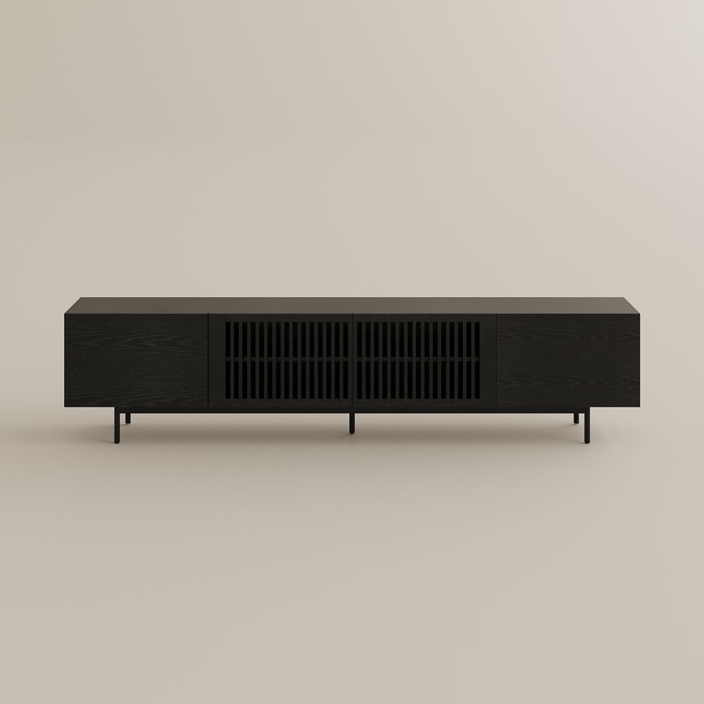 Black Black MDF TV Stands