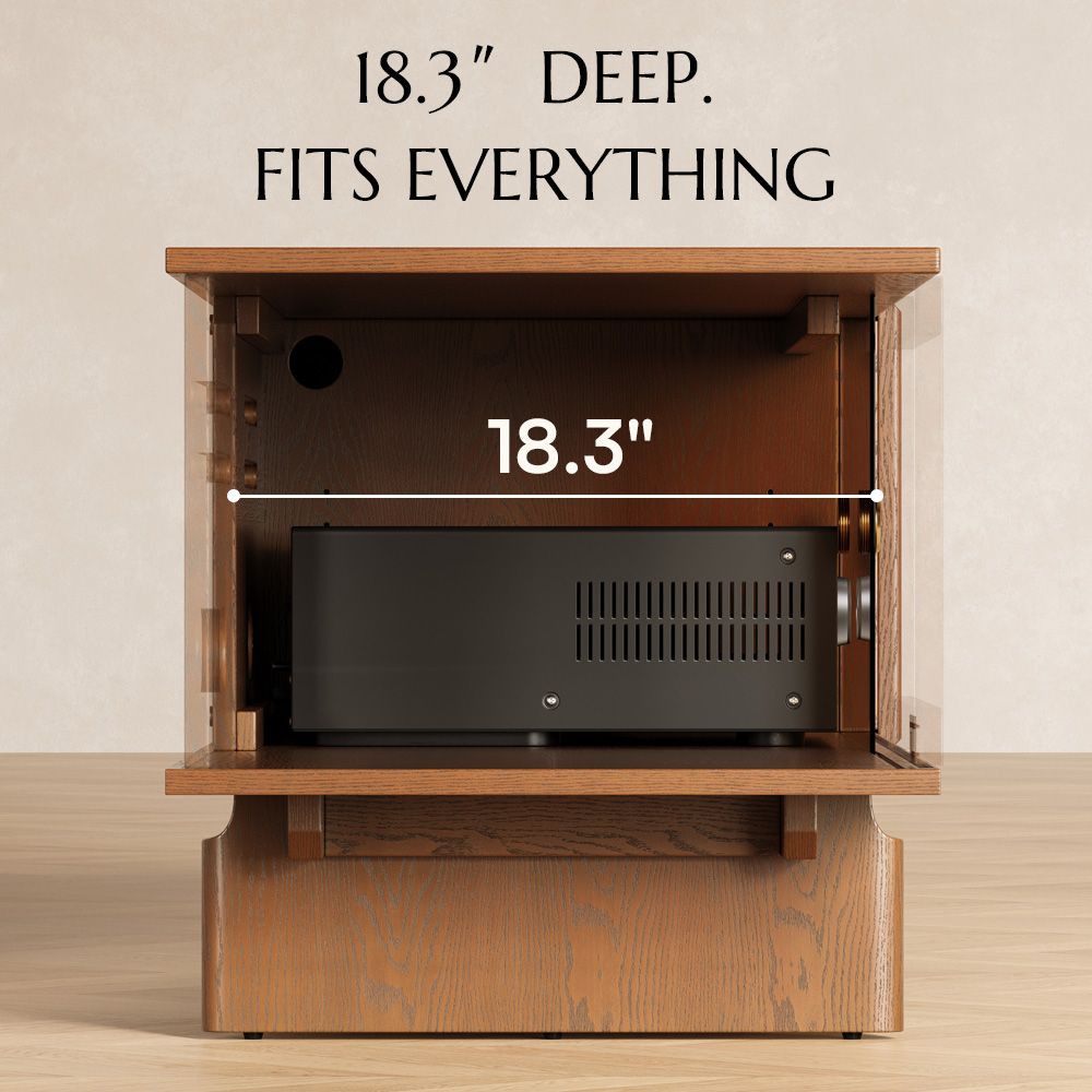 Arboren Walnut Color Plywood TV Stands