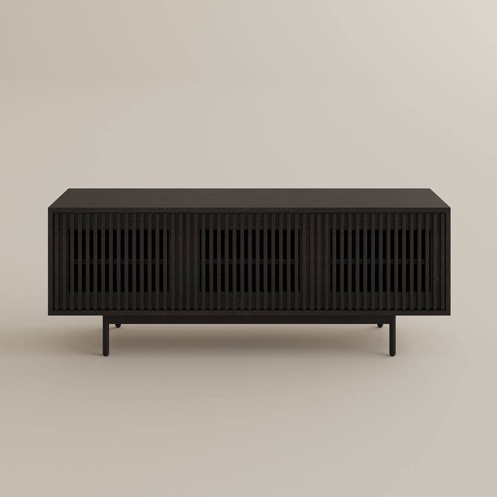 Mid Century Modern Black MDF TV Stands