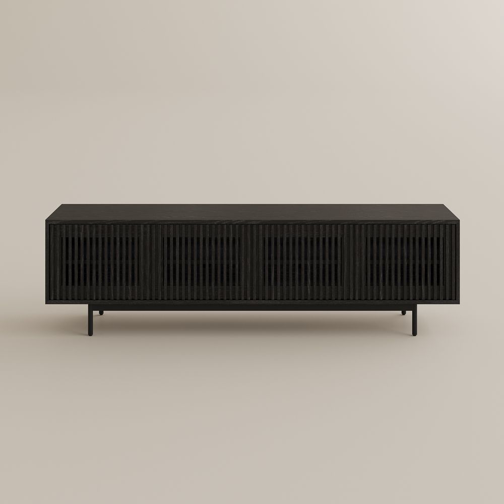 Long Black MDF TV Stands